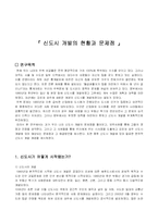 신도시 개발의 현황과 문제점-2