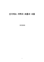 선거제도의 개혁의 흐름 20230506-1