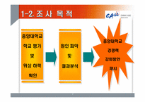 [마케팅조사론] 중앙대학교 경쟁력 강화방안-4