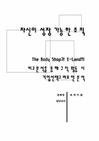 [조직이론] 바디샵과 이랜드 비교를 통한 취업분석-1