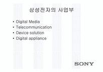 [국제경영]소니(SONY)의 경영전략 분석-삼성과 비교하여-8
