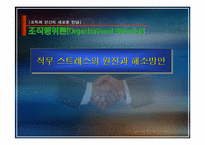 [스트레스]직무 스트레스의 원천과 해소방안-1