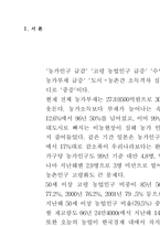 한국 농업정책의 전개과정에 관하여 논하시오-2
