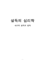 [독후감] 설득의 심리학 을 읽고-1