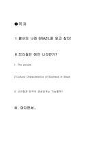 [국제문화] 브라질 비즈니스전략-1