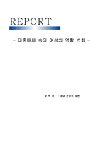 [성과 문화적 재현]대중매체 속 여성의 역할 변화-1
