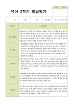 평가제 유아발달평가 2학기 만 4세 25명-5