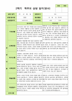 평가제- 만 2세 12명 2학기 영아관찰일지와 부모상담일지-17