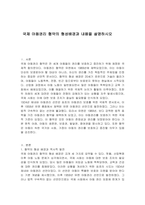 국제 아동권리 협약의 형성배경과 내용을 설명하시오-1