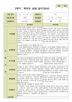 평가제- 만 2세 12명 2학기 부모상담일지 발달평가 관찰일지 36p-4