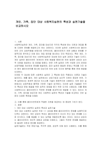 개인, 가족, 집단 대상 사회복지실천의 특성과 실천기술을 비교하시오-1