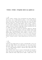 직무분석, 직무평가, 직무설계에 대하여 비교 설명하시오-1