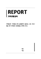 가족생활교육_주제중심적 가족생활 중에 실생활에서 활용되는 교육 프로그램을 찾아 취약점과 보완방법을 모색해 보시오-1