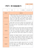 1학기 2학기  발달평가 만 4세 25명  -평가제-9