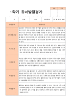 1학기 2학기  발달평가 만 4세 25명  -평가제-16