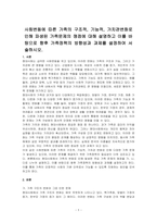 사회변동에 따른 가족의 구조적, 기능적, 가치관변화로 인해 파생된 가족문제의 쟁점에 대해 설명하고 이를 바탕으로 향후 가족정책의 방향성과 과제를 설정하여 서술하시오-1