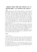 아동권리의 개념과 유형에 대해 구체적으로 쓰고, 아동권리를 존중할 수 있는 실천방안에 대해 기술하시오-1