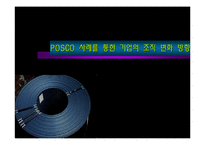 [환경분석론] 포스코POSCO 사례를 통한 기업의 조직 변화 방향-1