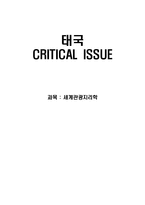 [태국] 탁신 사태를 통해 살펴보는 태국사회 정치에서의 국왕의 역할-1
