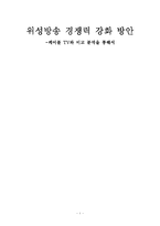 [미디어 산업]위성방송 경쟁력 강화방안-1
