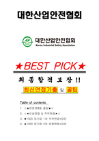 대한산업안전협회 면접기출(최신)+꿀팁[최종합격!] +1000대기업 1차 직무면접 + 2차 임원면접 최종합격자 답안-1
