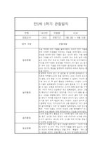 만1세 1년 관찰일지 68Page (영아관찰기록, 영아관찰일지, 1학기 2학기 종합발달평가 첨부)-1