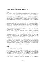 BCG 매트릭스에 대하여 설명하시오-1