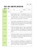 평가제 1학기 2학기 1년 관찰일지 만 5세 23명-6