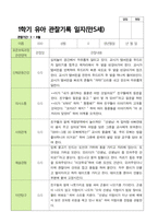 평가제 1학기 2학기 1년 관찰일지 만 5세 23명-7