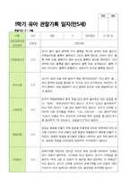 평가제 1학기 2학기 1년 관찰일지 만 5세 23명-9