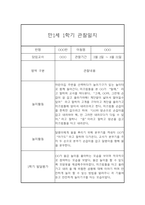 만1세 20명 1년 관찰일지 (발달평가 첨부/80Page분량)-20