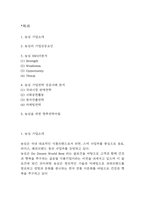 농심 기업전략 성공사례 분석과 SWOT분석 / 농심 성공요인분석과 농심을 위한 향후전략수립-2