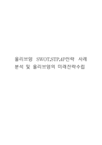올리브영 SWOT,STP,4P전략 사례분석 및 올리브영의 미래전략수립-1
