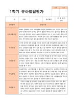 유아발달평가 만 4세 21명 1학기 2학기 -평가제-12