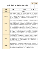 유아발달평가 만 5세 21명 1학기 2학기 -평가제-15