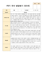 유아발달평가 만 5세 21명 1학기 2학기 -평가제-17