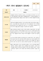 유아발달평가 만 5세 21명 1학기 2학기 -평가제-18