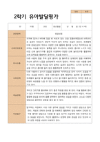 2- 평가제 유아발달평가 와 부모상담일지와 관찰일지 2학기 만 4세 21명-7