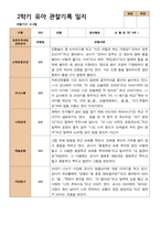 4- 평가제 2학기 유아관찰일지 만 3세 21명-11