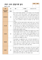 4- 평가제 2학기 유아관찰일지 만 3세 21명-12