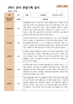 4- 평가제 2학기 유아관찰일지 만 3세 21명-19