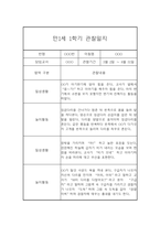 [관찰일지] 만1세 1학기 관찰일지 및 발달평가 22명 (일상,놀이 관찰일지)-15