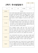 만 3세 21명 2학기 유아 발달평가와 부모상담일지와 관찰일지   - 평가제-18