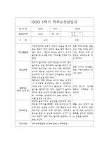 [부모상담일지 평가제] 만0세 1학기 부모상담일지,개별면담일지 20명-9