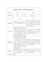 [부모상담일지 평가제] 만0세 1학기 부모상담일지,개별면담일지 20명-15