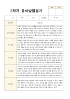 만 4세 23명 2학기 유아 발달평가와 관찰일지  - 평가제-5