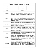 (발달평가 예문) 만2세 2학기 발달평가 및 2학기 총평 20명-9
