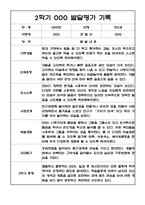 (발달평가 예문) 만2세 2학기 발달평가 및 2학기 총평 20명-12