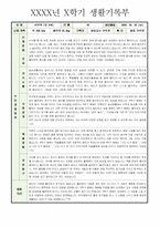 만3세(5세, 5살) 어린이집, 유치원 2학기 생활기록부(누리과정5개영역) 및 종합발달평가(14명)-2