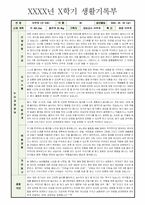 만3세(5세, 5살) 어린이집, 유치원 2학기 생활기록부(누리과정5개영역) 및 종합발달평가(14명)-10